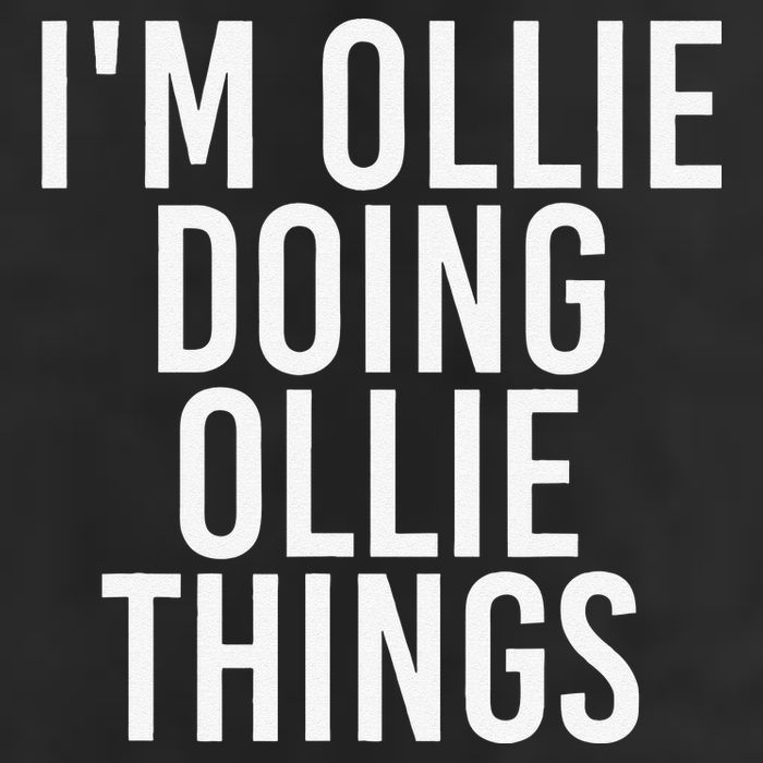 I'M OLLIE DOING OLLIE THINGS Funny Birthday Name Gift Idea Adult Drive Performance Visor