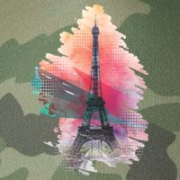 Illustration Of Eiffel Tower In Paris Legacy Tie Dye Trucker Hat