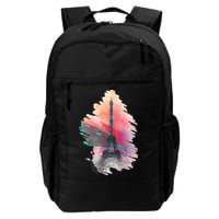 Illustration Of Eiffel Tower In Paris Backpack
