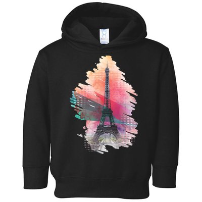 Illustration Of Eiffel Tower In Paris Toddler Hoodie