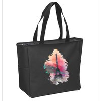 Illustration Of Eiffel Tower In Paris Zip Tote Bag
