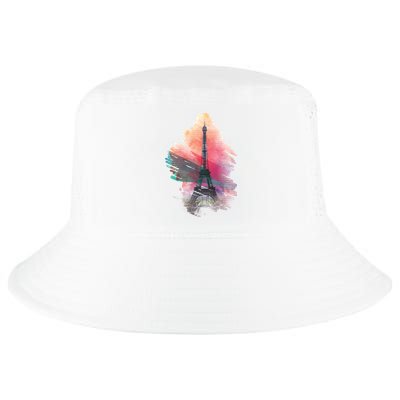 Illustration Of Eiffel Tower In Paris Cool Comfort Performance Bucket Hat