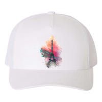 Illustration Of Eiffel Tower In Paris Yupoong Adult 5-Panel Trucker Hat