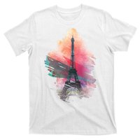 Illustration Of Eiffel Tower In Paris T-Shirt