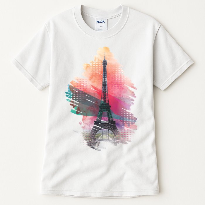 Illustration Of Eiffel Tower In Paris Tall T-Shirt