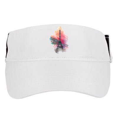 Illustration Of Eiffel Tower In Paris Adult Drive Performance Visor