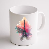 Illustration Of Eiffel Tower In Paris Mug