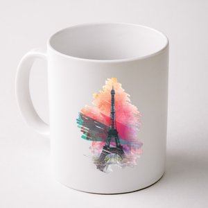 Illustration Of Eiffel Tower In Paris Coffee Mug