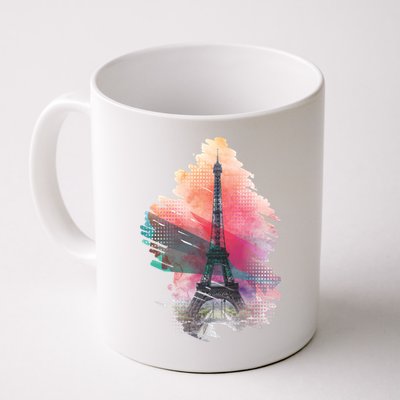 Illustration Of Eiffel Tower In Paris Mug