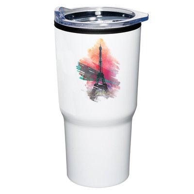 Illustration Of Eiffel Tower In Paris Tumbler