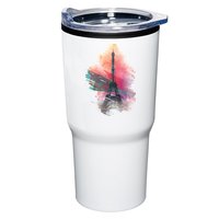 Illustration Of Eiffel Tower In Paris Tumbler