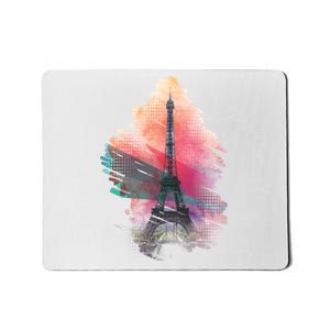 Illustration Of Eiffel Tower In Paris Mousepad