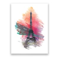 Illustration Of Eiffel Tower In Paris Poster
