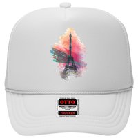 Illustration Of Eiffel Tower In Paris Trucker Hat