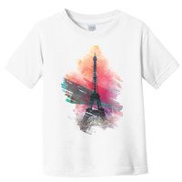 Illustration Of Eiffel Tower In Paris Toddler T-Shirt