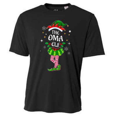 Im Oma Elf Cute Family Christmas Matching Cooling Performance Crew T-Shirt