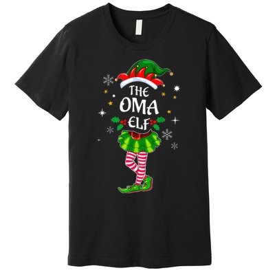 Im Oma Elf Cute Family Christmas Matching Premium T-Shirt