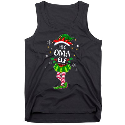 Im Oma Elf Cute Family Christmas Matching Tank Top