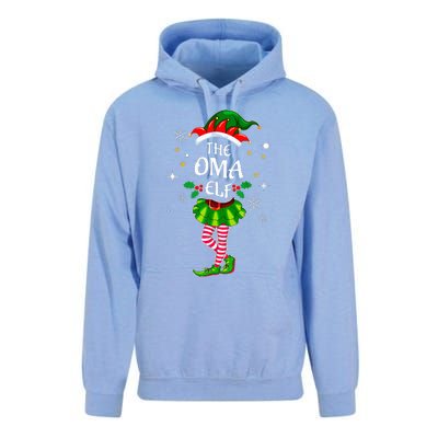 Im Oma Elf Cute Family Christmas Matching Unisex Surf Hoodie