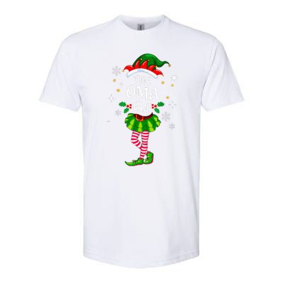 Im Oma Elf Cute Family Christmas Matching Softstyle CVC T-Shirt