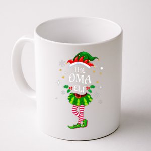 Im Oma Elf Cute Family Christmas Matching Coffee Mug