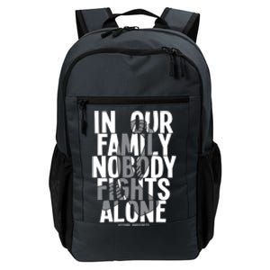 In Our Family Nobody Fights Alone Asthma Awareness Great Gift Daily Commute Backpack