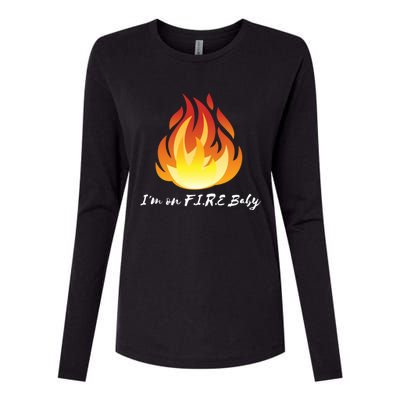 Im On Fire Financial Freedom Gift Womens Cotton Relaxed Long Sleeve T-Shirt