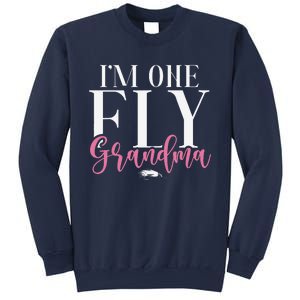 Im One Fly Grandma Fly Fishing Grandma Sweatshirt