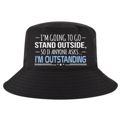 I'm Outstanding Funny Sarcasm Graphic Cool Comfort Performance Bucket Hat