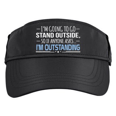 I'm Outstanding Funny Sarcasm Graphic Adult Drive Performance Visor