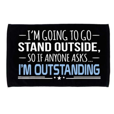 I'm Outstanding Funny Sarcasm Graphic Microfiber Hand Towel