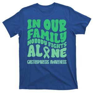 In Our Family Nobody Fights Alone Gastroparesis Awareness Great Gift T-Shirt