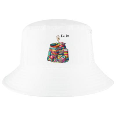IM Ok Funny Sewing Quilting Fabric Cool Comfort Performance Bucket Hat
