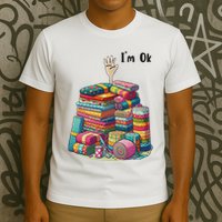 IM Ok Funny Sewing Quilting Fabric T-Shirt