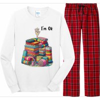 IM Ok Funny Sewing Quilting Fabric Long Sleeve Pajama Set