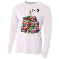 IM Ok Funny Sewing Quilting Fabric Cooling Performance Long Sleeve Crew