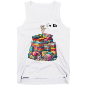 IM Ok Funny Sewing Quilting Fabric Tank Top