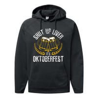 Its Oktoberfest Funny German Beer Drinking Performance Fleece Hoodie