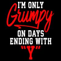 Im Only Grumpy On Days Ending With Y Wool Snapback Cap