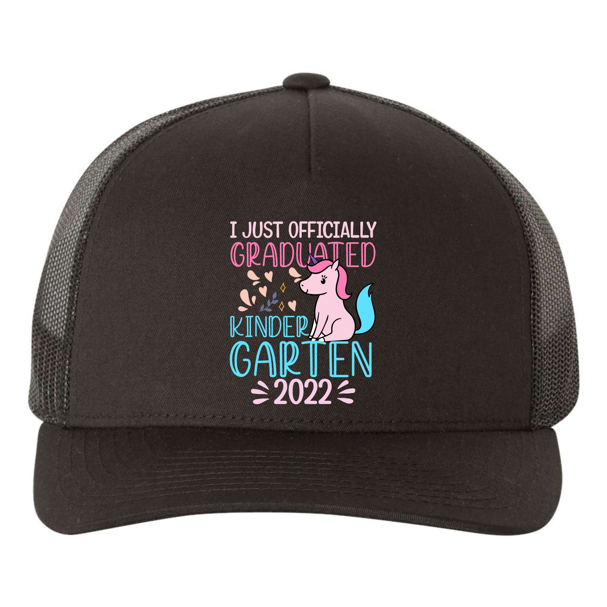 I Officially Graduated Kindergarten Yupoong Adult 5-Panel Trucker Hat
