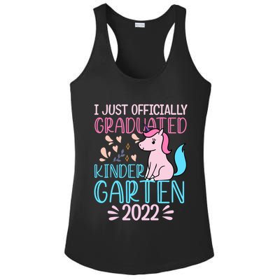 I Officially Graduated Kindergarten Ladies PosiCharge Competitor Racerback Tank