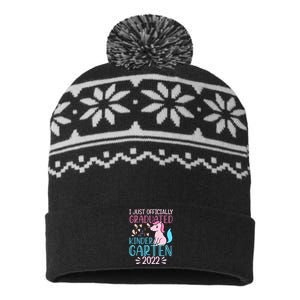 I Officially Graduated Kindergarten USA-Made Snowflake Beanie