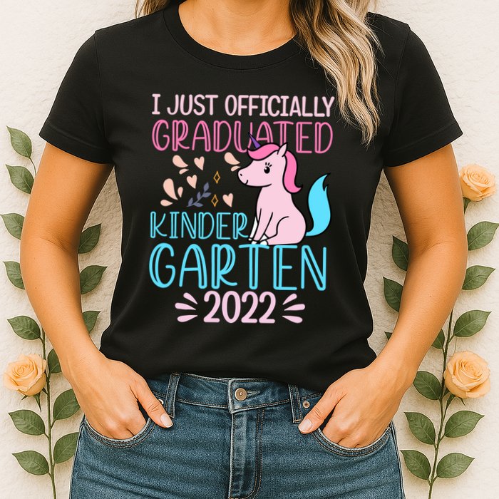 I Officially Graduated Kindergarten Womens T-Shirt