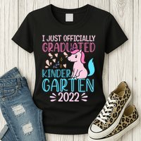 I Officially Graduated Kindergarten Womens T-Shirt