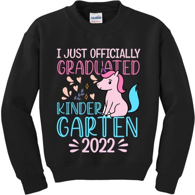 I Officially Graduated Kindergarten Kids Sweatshirt