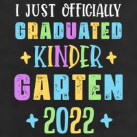 I Officially Graduated Kindergarten 7 Panel Mesh Trucker Snapback Hat