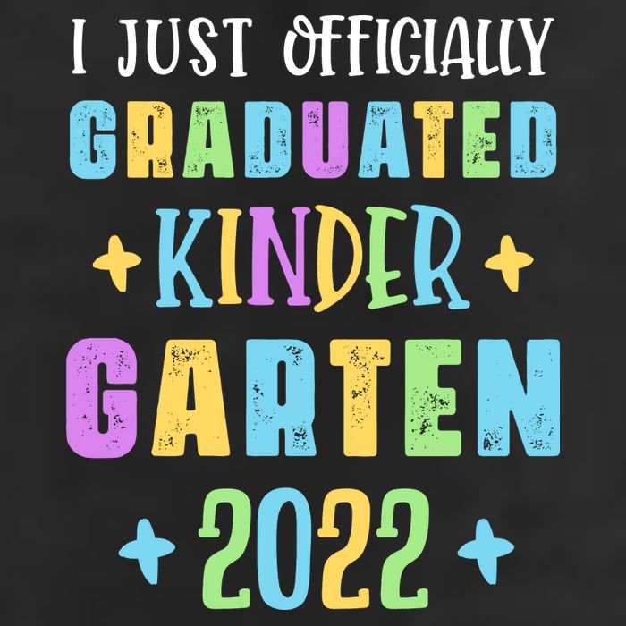 I Officially Graduated Kindergarten 7 Panel Mesh Trucker Snapback Hat