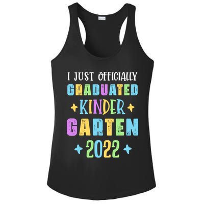 I Officially Graduated Kindergarten Ladies PosiCharge Competitor Racerback Tank