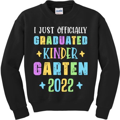 I Officially Graduated Kindergarten Kids Sweatshirt
