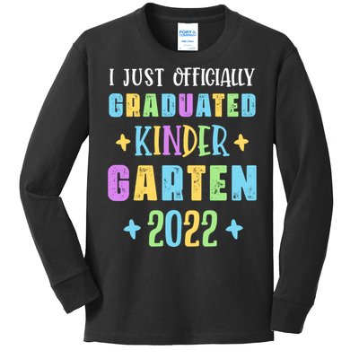 I Officially Graduated Kindergarten Kids Long Sleeve Shirt